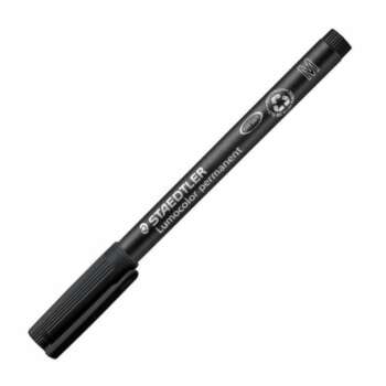 ROTULADOR STAEDTLER LUMOCOLOR"M"NEGRO
