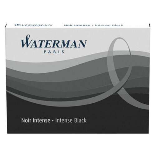 CARTUCHO PLUMA WATERMAN NEGRO /8UD