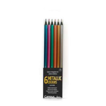 LAPICES CAMPUS TRIANG. METALLIC /6UD