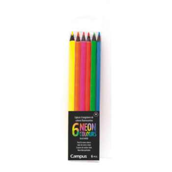 LAPICES CAMPUS TRIANGULAR NEON /6UD