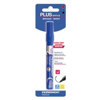 ROTULADOR PLUS MARKER 1.3 AZUL/BL.1U