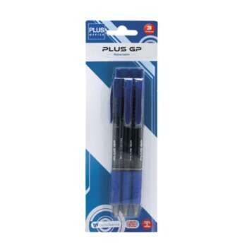 BOLIGRAFO PLUS GP RT AZUL /BL.3UD