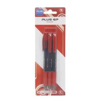 BOLIGRAFO PLUS GP RT ROJO /BL.3UD