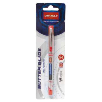 BOLIGRAFO UNIMAX BUTTERG ROJO /BL.1UD