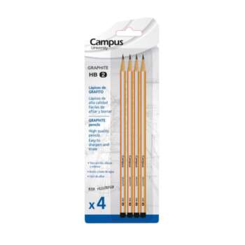 LAPIZ CAMPUS HEXAGONAL 2HB /BLIST.4UD