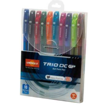 BOLIGRAFO PLUS TRIO SURT./BOLS.10UD