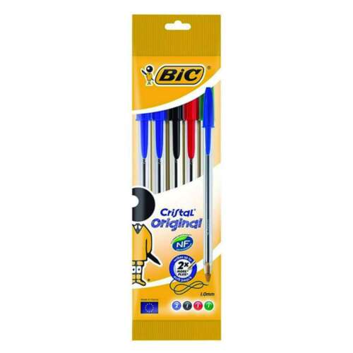 BOLIGRAFO BIC CRISTAL SURTIDO /BL.5UD