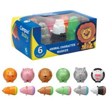 ROTULADOR CAMPUS BABY ANIMALITOS /6UD