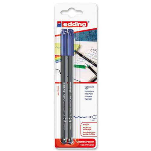 ROTULADOR EDDING 1200 AZUL /BL.2UD