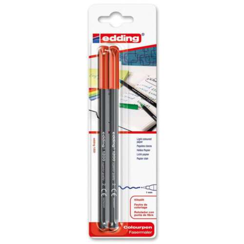 ROTULADOR EDDING 1200 ROJO /BL.2UD