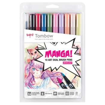 ROTULADOR TOMBOW MANGA SHOJO 10COLORE