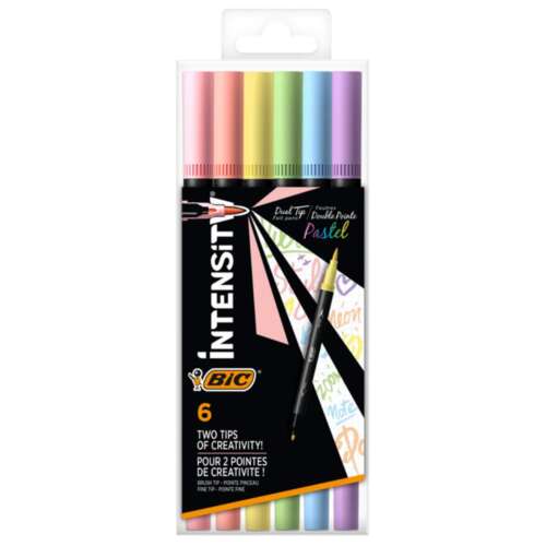 ROTULADOR BIC INTENSITY PASTEL 6 COL.