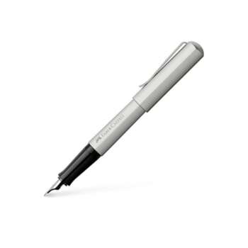 PLUMA FABER CASTEL HEXO PLATA MATE