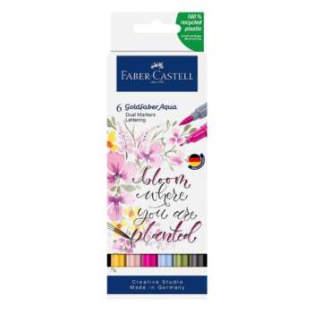 ROTULADOR FABER CASTEL LETTERIN /6uds