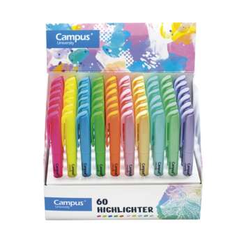FLUORESCENTE PEN CAMPUS 60 COLORES