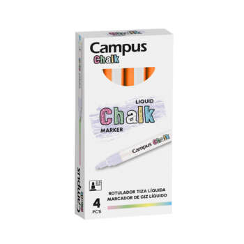 ROTULADOR CAMPUS TIZA LIQUIDA NARANJA