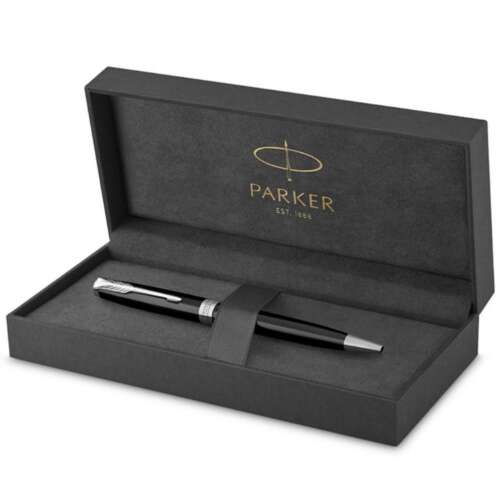 BOLIGRAFO SONNET NEGRO T.PLATA