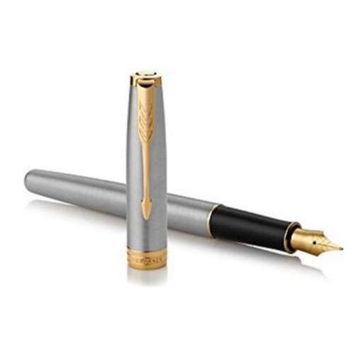 PLUMA SONNET STAINLESS ACERO T.ORO