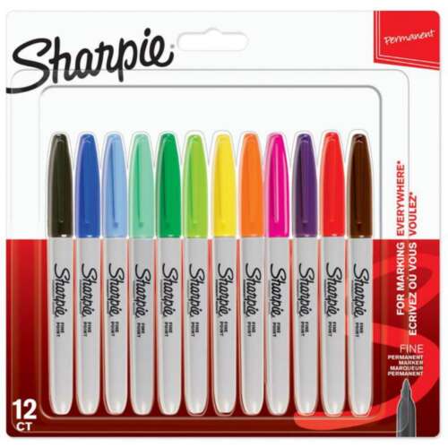 ROTULADOR SHARPIE FINE 12 COLORES