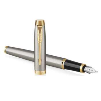 PLUMA PARKER IM FINE METAL CEPILLADO