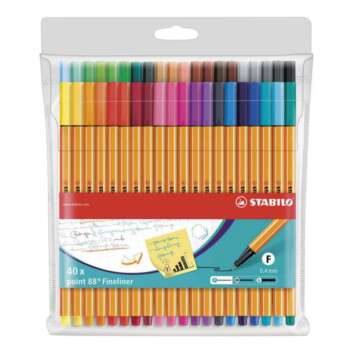 ROTULADOR STABILO POINT-88 40COLORES