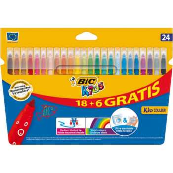 ROTULADOR BIC KID COULEUR 24COLORES