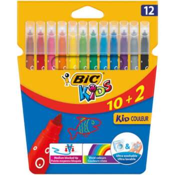 ROTULADOR BIC KID COULEUR 12COLORES