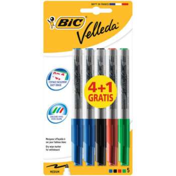 ROTULADOR BIC VELLEDA BOARD 1,4MM BL4