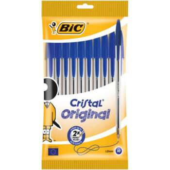 BOLIGRAFO BIC CRISTAL AZUL /BL.10UD