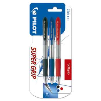 BOLIGRAFO PILOT SUPER GRIP N,A,R/BL3U