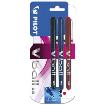 BOLIGRAFO PILOT V-BALL 05 SURT./BL.3U