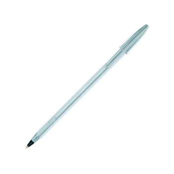 BOLIGRAFO BIC CRISTAL PLATA TINTA NEG