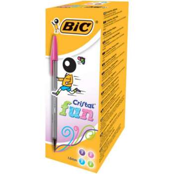 BOLIGRAFO BIC CRISTAL FUN SURTIDO