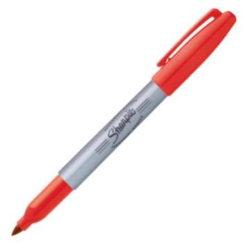 ROTULADOR SHARPIE FINE 1MM ROJO