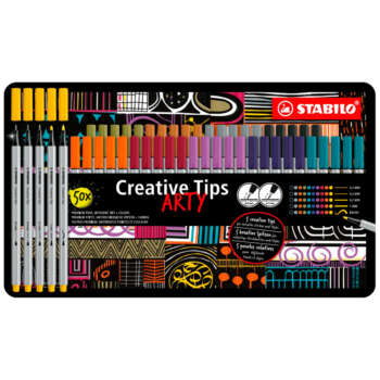 ROTULADOR STABILO CREATIVE  MET 50UDS