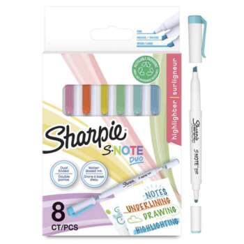 ROTULADOR SHARPIE SNOTE DUO PAST /8UD
