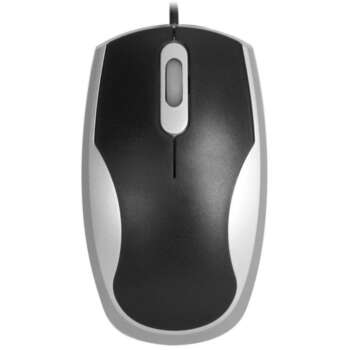 RATON C/CABLE PLUS OPTICO NEGRO-GRIS