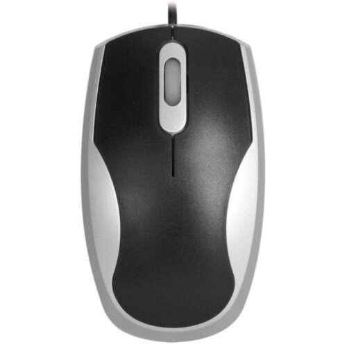 RATON C/CABLE PLUS OPTICO NEGRO-GRIS