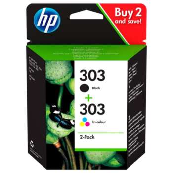 CARTUCHO HP 303 NEGRO+COLOR PK2