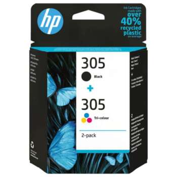 CARTUCHO HP 305 NEGRO+TRICOLOR PK2