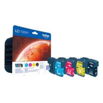 CARTUCHO BROTHER LC1100HYVALBP PK4COL