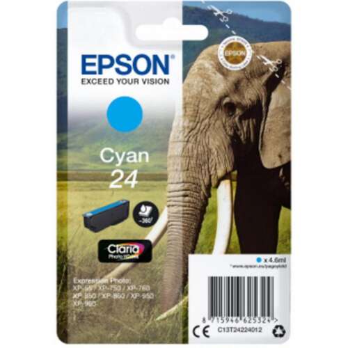 CARTUCHO EPSON 24 CIAN