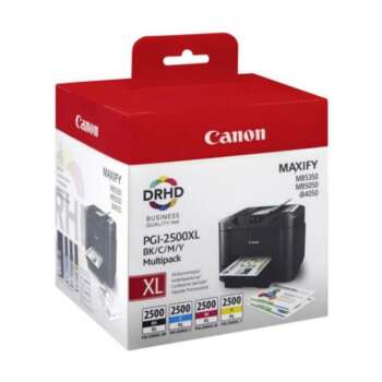 CARTUCHO CANON 2500XL BK/C/M/Y /PACK4