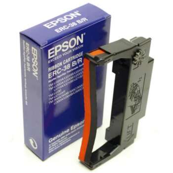 CINTA EPSON ERC-38BR NEGRO/ROJO *