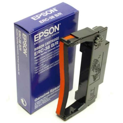 CINTA EPSON ERC-38BR NEGRO/ROJO *
