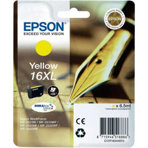CARTUCHO EPSON 16XL AMARILLO *