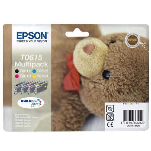 CARTUCHO EPSON T0615 PACK4 *