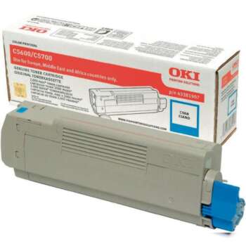 TONER OKI 43381907 CYAN *