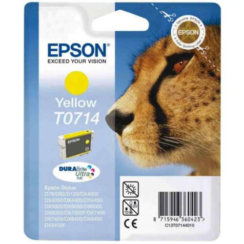 CARTUCHO EPSON T0714 AMARILLO