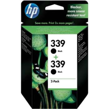 CARTUCHO HP 339 NEGRO PACK 2UDS